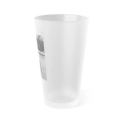 Virginia Mayo #211 (Vintage Female Icon) Frosted Pint Glass 16oz - Go Mug Yourself