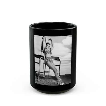 Virginia Mayo #213 (Vintage Female Icon) Black Coffee Mug 15oz - Go Mug Yourself
