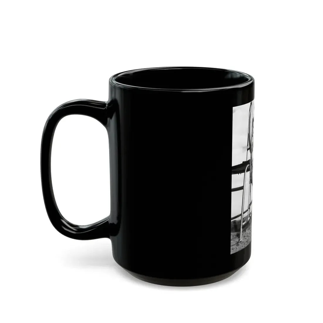 Virginia Mayo #213 (Vintage Female Icon) Black Coffee Mug - Go Mug Yourself