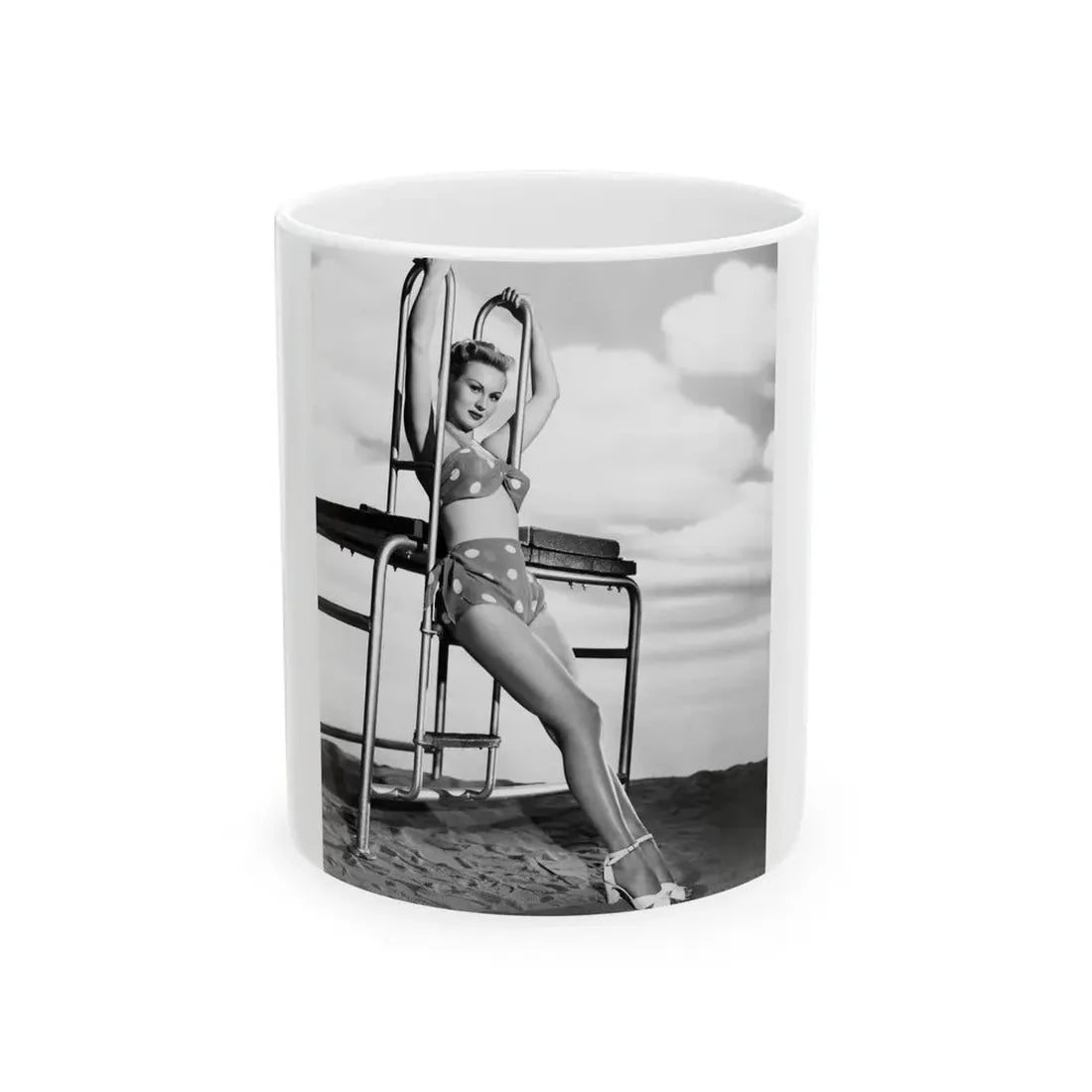 Virginia Mayo #213 (Vintage Female Icon) White Coffee Mug 11oz - Go Mug Yourself
