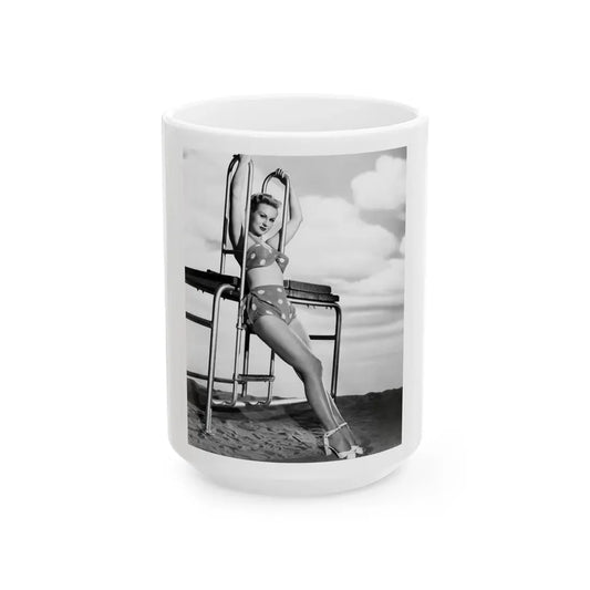Virginia Mayo #213 (Vintage Female Icon) White Coffee Mug 15oz - Go Mug Yourself
