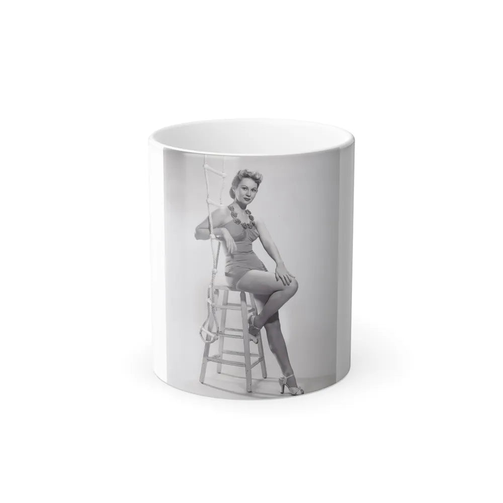 Virginia Mayo #215 (Vintage Female Icons) Color Changing Mug 11oz-11oz-Go Mug Yourself