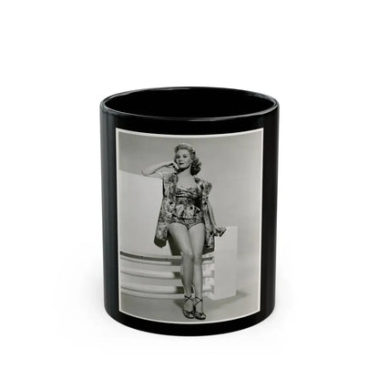 Virginia Mayo #217 (Vintage Female Icon) Black Coffee Mug 11oz - Go Mug Yourself
