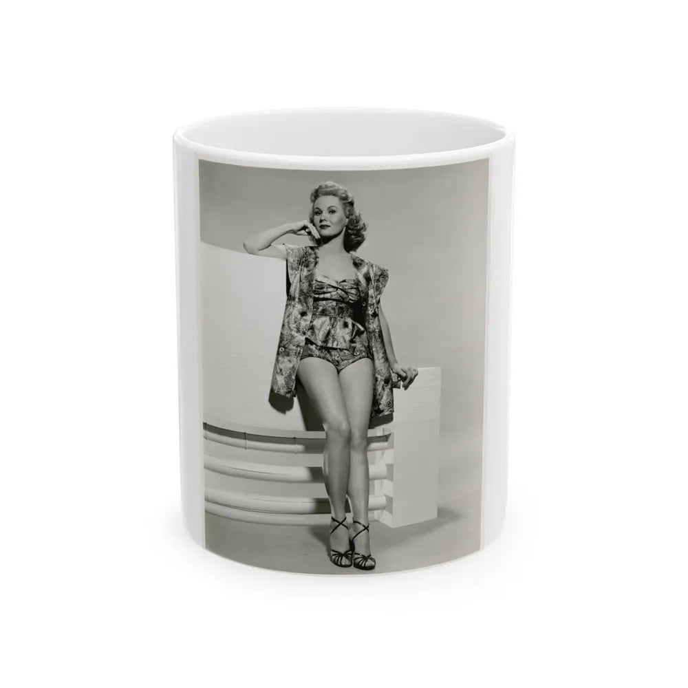 Virginia Mayo #217 (Vintage Female Icon) White Coffee Mug-11oz-Go Mug Yourself