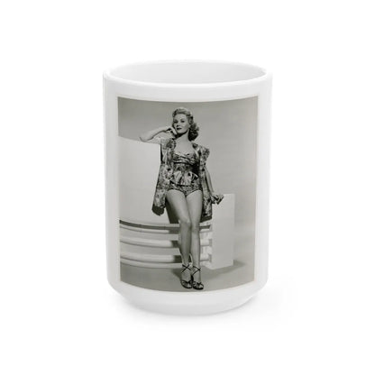 Virginia Mayo #217 (Vintage Female Icon) White Coffee Mug-15oz-Go Mug Yourself