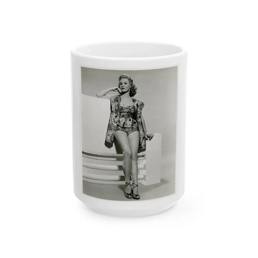 Virginia Mayo #217 (Vintage Female Icon) White Coffee Mug 15oz - Go Mug Yourself