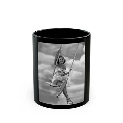 Virginia Mayo #218 (Vintage Female Icon) Black Coffee Mug 11oz - Go Mug Yourself