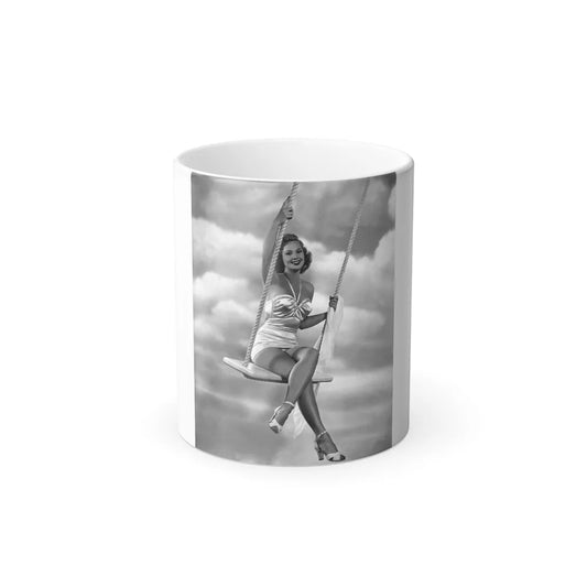 Virginia Mayo #218 (Vintage Female Icons) Color Changing Mug 11oz-11oz-Go Mug Yourself