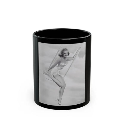 Virginia Mayo #219 (Vintage Female Icon) Black Coffee Mug 11oz - Go Mug Yourself