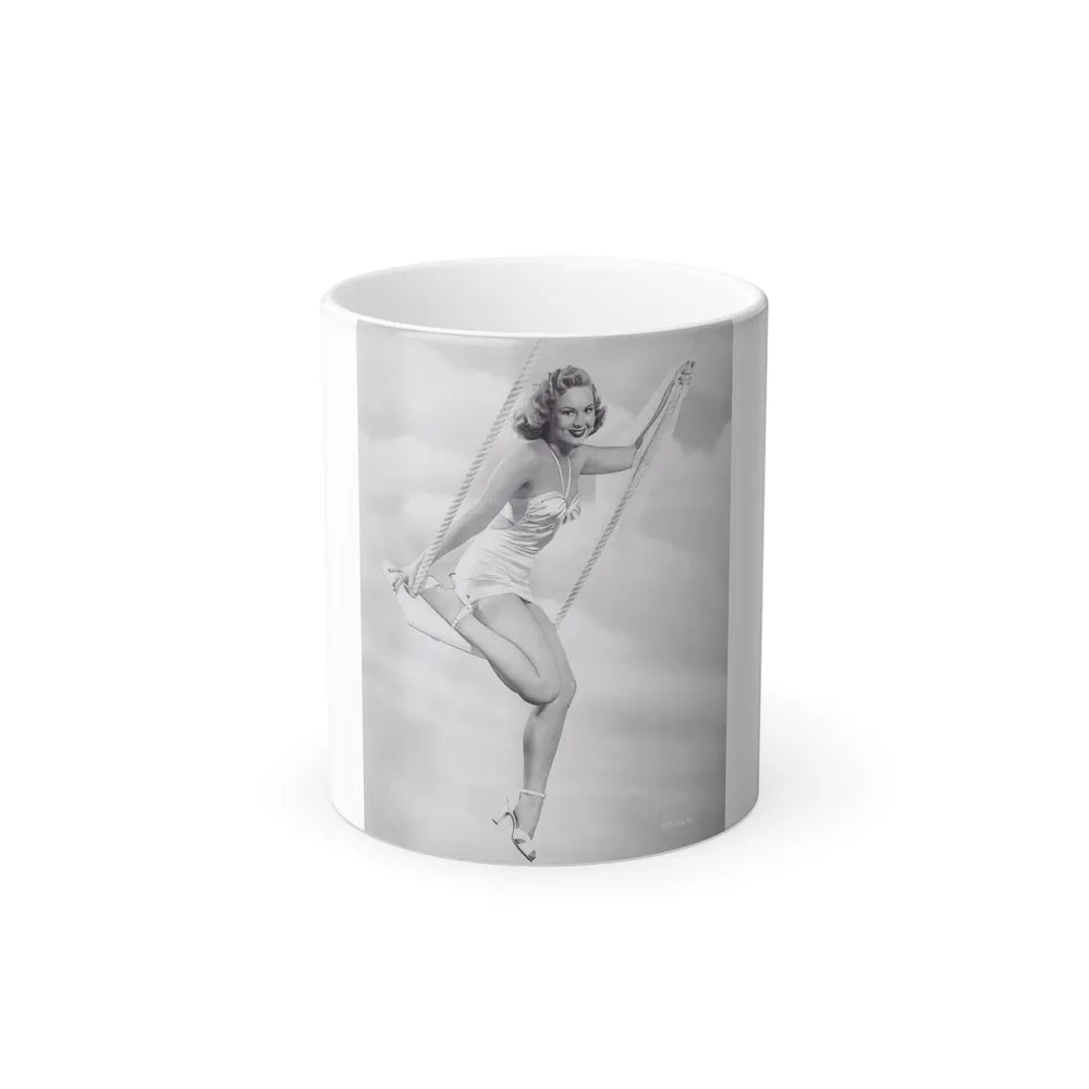 Virginia Mayo #219 (Vintage Female Icons) Color Changing Mug 11oz-11oz-Go Mug Yourself
