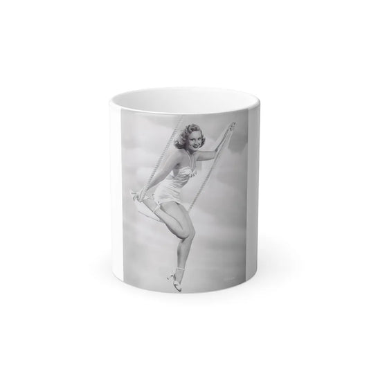 Virginia Mayo #219 (Vintage Female Icons) Color Changing Mug 11oz-11oz-Go Mug Yourself