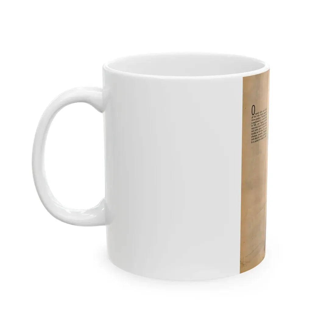 Virginia Mayo #229 - 1 Full Page Fashion Photo & Caption from Movie Fan Magazine Circa Late 40's or 50's (Vintage Female Icon) White Coffee Mug - Go Mug Yourself