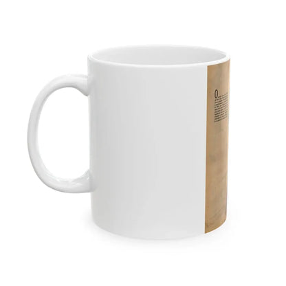 Virginia Mayo #229 - 1 Full Page Fashion Photo & Caption from Movie Fan Magazine Circa Late 40's or 50's (Vintage Female Icon) White Coffee Mug - Go Mug Yourself