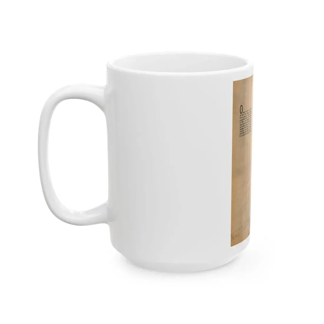 Virginia Mayo #229 - 1 Full Page Fashion Photo & Caption from Movie Fan Magazine Circa Late 40's or 50's (Vintage Female Icon) White Coffee Mug - Go Mug Yourself