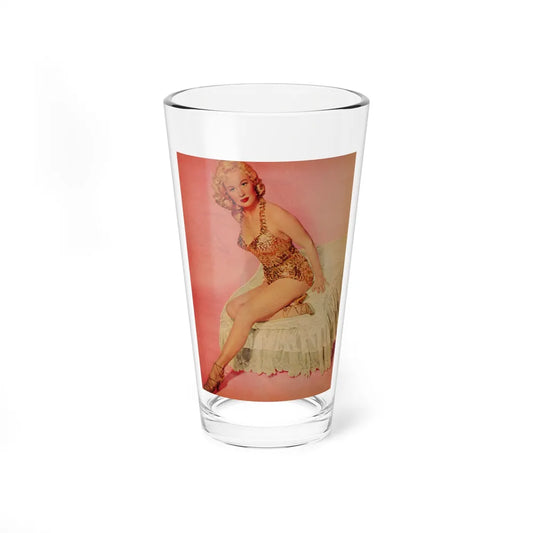 Virginia Mayo #233 - 1 Full Page Color Pin-Up Photo Circa Late 40's or 50's (Vintage Female Icon) Pint Glass 16oz 16oz - Go Mug Yourself