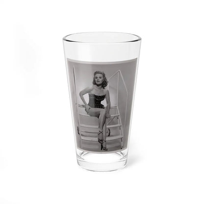 Virginia Mayo #236 - Vintage 8x10 B&W Full Body Vintage Pin-Up Photo circa 50's (Vintage Female Icon) Pint Glass 16oz 16oz - Go Mug Yourself