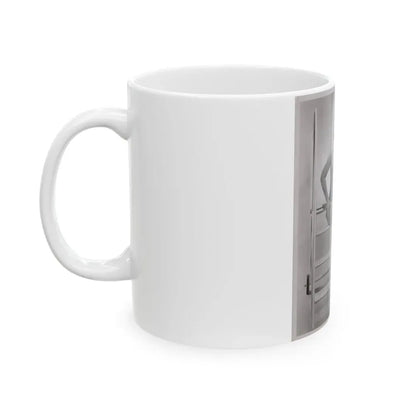 Virginia Mayo #236 - Vintage 8x10 B&W Full Body Vintage Pin-Up Photo circa 50's (Vintage Female Icon) White Coffee Mug - Go Mug Yourself