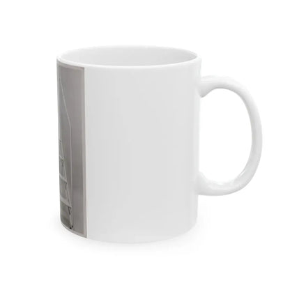 Virginia Mayo #236 - Vintage 8x10 B&W Full Body Vintage Pin-Up Photo circa 50's (Vintage Female Icon) White Coffee Mug - Go Mug Yourself