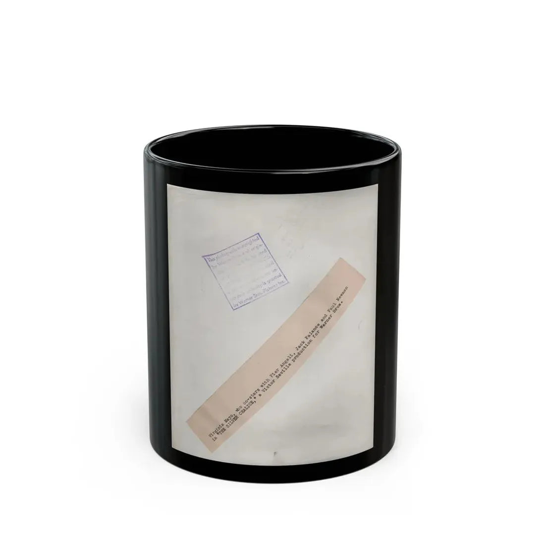 Virginia Mayo #236 - Vintage 8x10 B&W Full Body Vintage Pin-Up Photo circa 50's2 (Vintage Female Icon) Black Coffee Mug 11oz - Go Mug Yourself