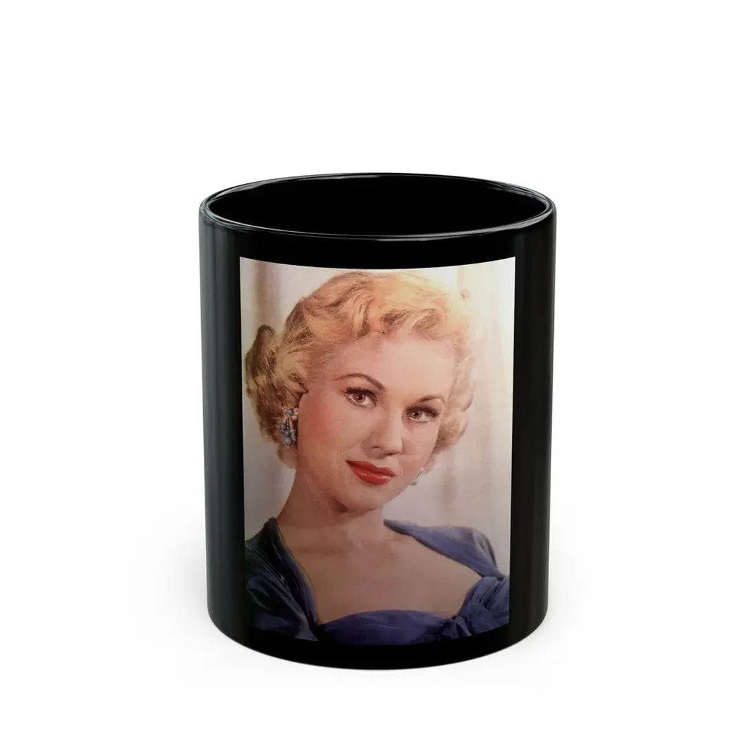 Virginia Mayo #237 (Vintage Female Icon) Black Coffee Mug 11oz - Go Mug Yourself