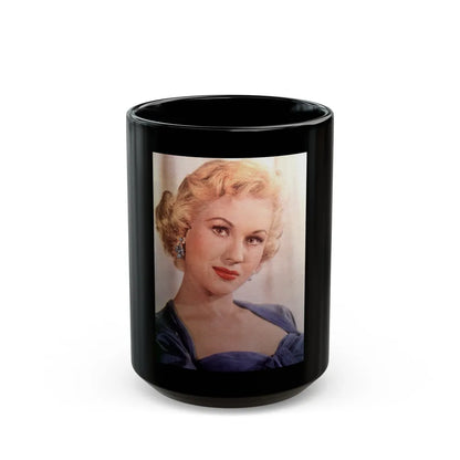 Virginia Mayo #237 (Vintage Female Icon) Black Coffee Mug-15oz-Go Mug Yourself