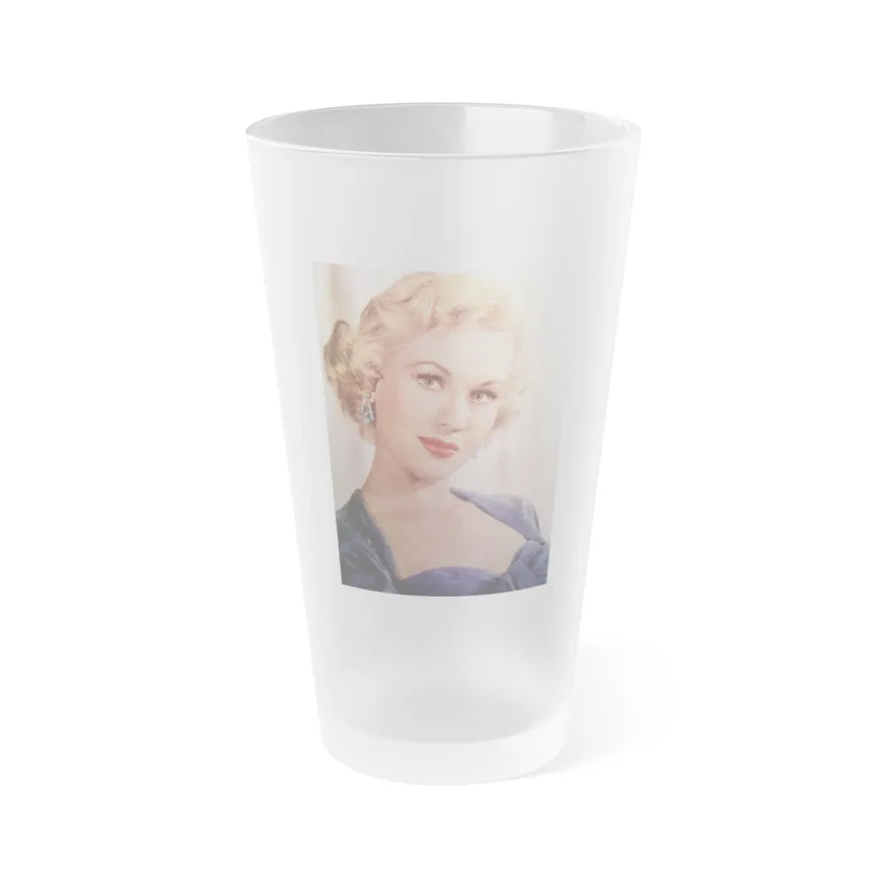 Virginia Mayo #237 (Vintage Female Icon) Frosted Pint Glass 16oz-16oz-Frosted-Go Mug Yourself