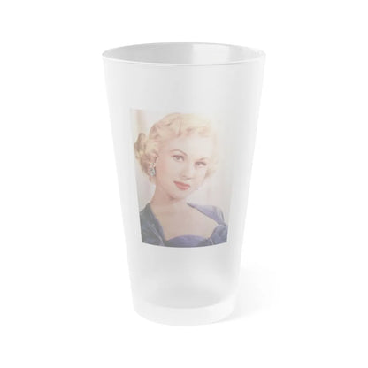 Virginia Mayo #237 (Vintage Female Icon) Frosted Pint Glass 16oz-16oz-Frosted-Go Mug Yourself