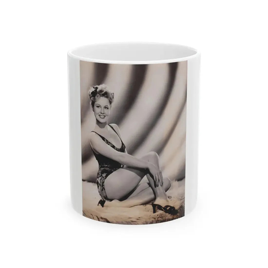 Virginia Mayo #239 (Vintage Female Icon) White Coffee Mug 11oz - Go Mug Yourself
