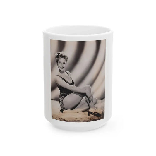 Virginia Mayo #239 (Vintage Female Icon) White Coffee Mug 15oz - Go Mug Yourself