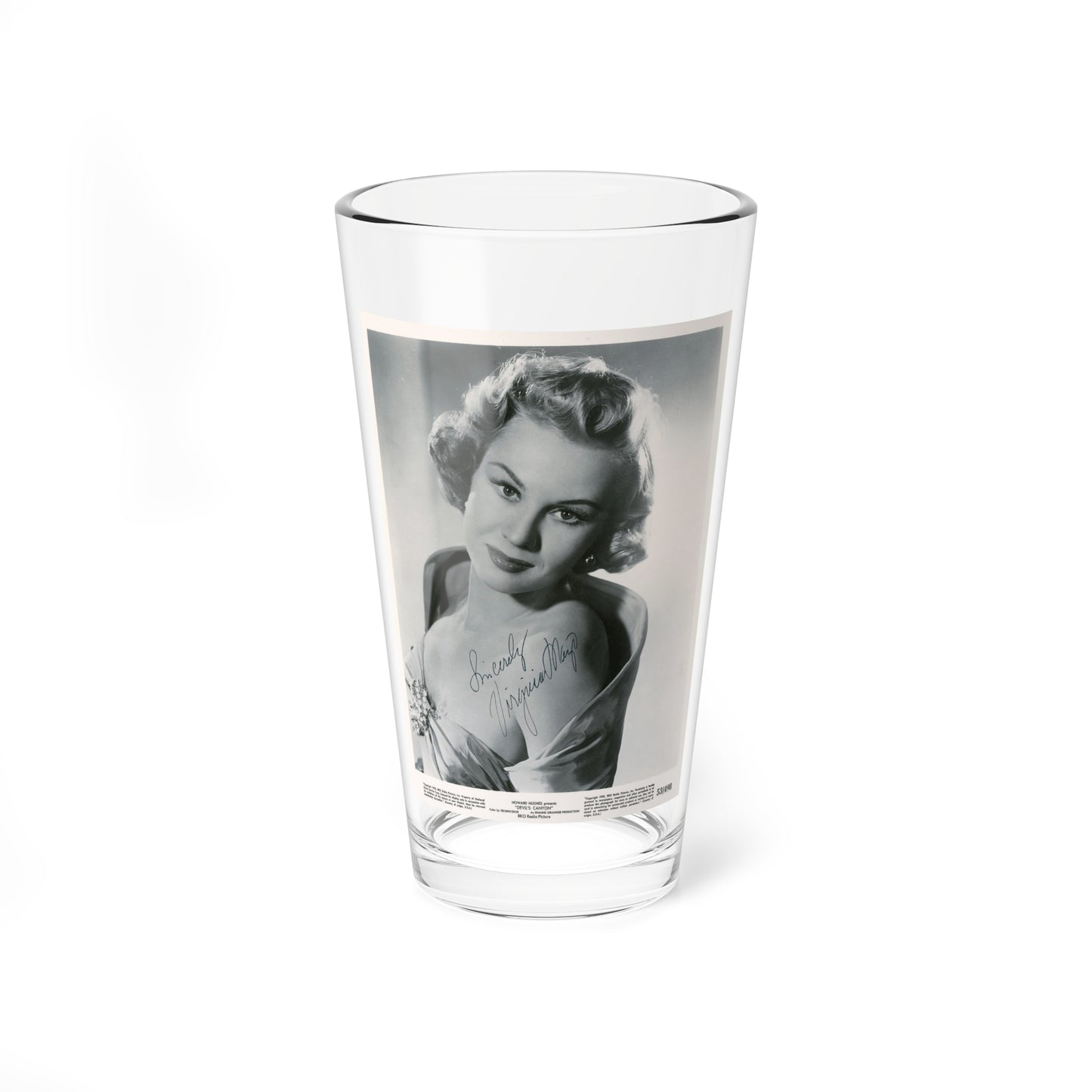 Virginia Mayo #240 (Vintage Female Icon) Pint Glass 16oz-16oz-Go Mug Yourself