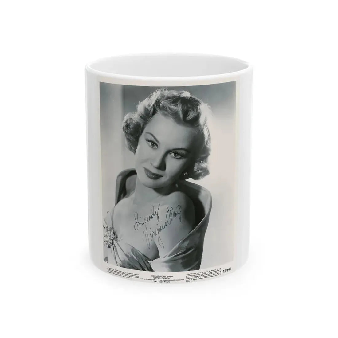 Virginia Mayo #240 (Vintage Female Icon) White Coffee Mug 11oz - Go Mug Yourself