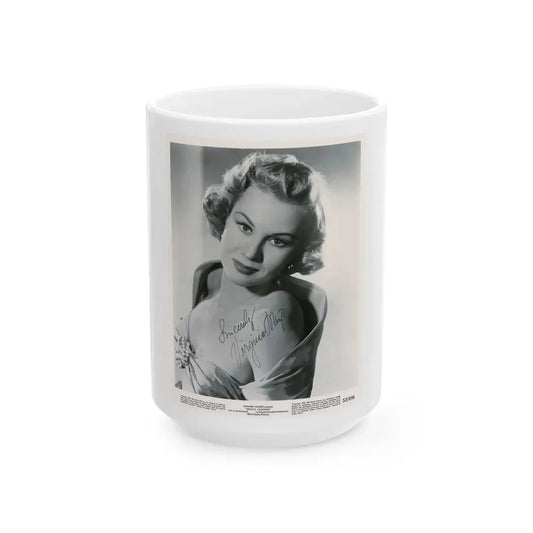 Virginia Mayo #240 (Vintage Female Icon) White Coffee Mug 15oz - Go Mug Yourself