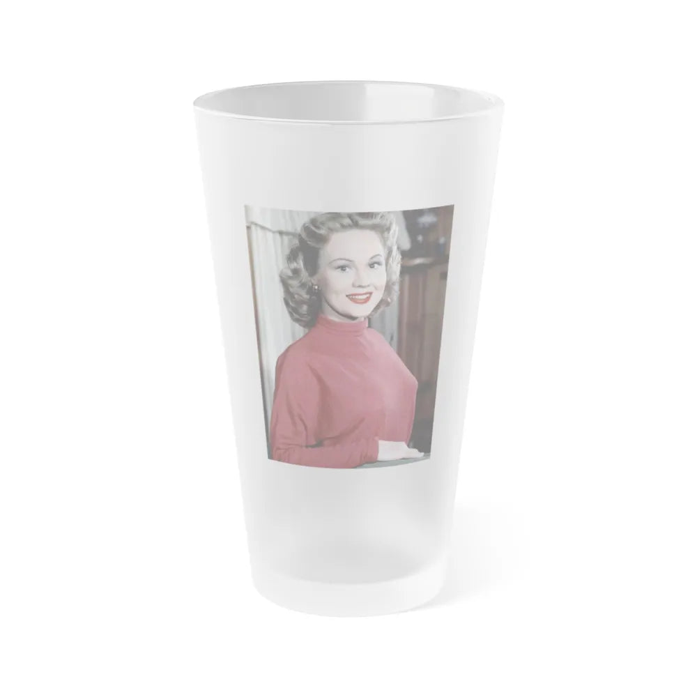 Virginia Mayo #241 (Vintage Female Icon) Frosted Pint Glass 16oz-16oz-Frosted-Go Mug Yourself