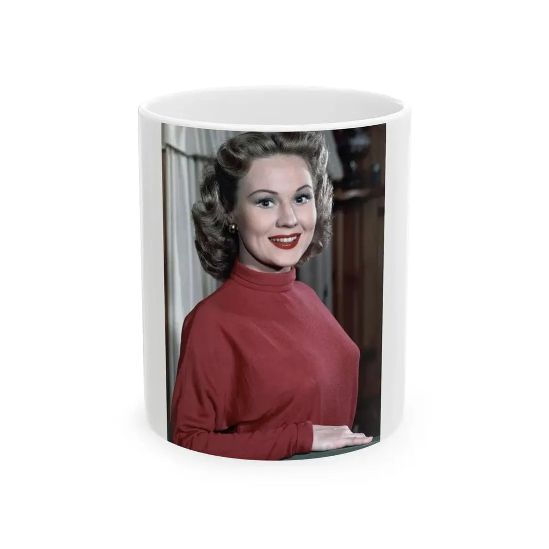 Virginia Mayo #241 (Vintage Female Icon) White Coffee Mug 11oz - Go Mug Yourself
