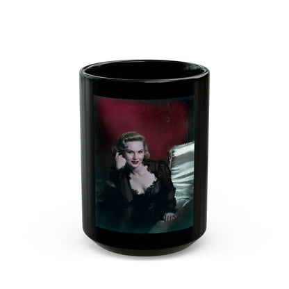 Virginia Mayo #245 (Vintage Female Icon) Black Coffee Mug 15oz - Go Mug Yourself