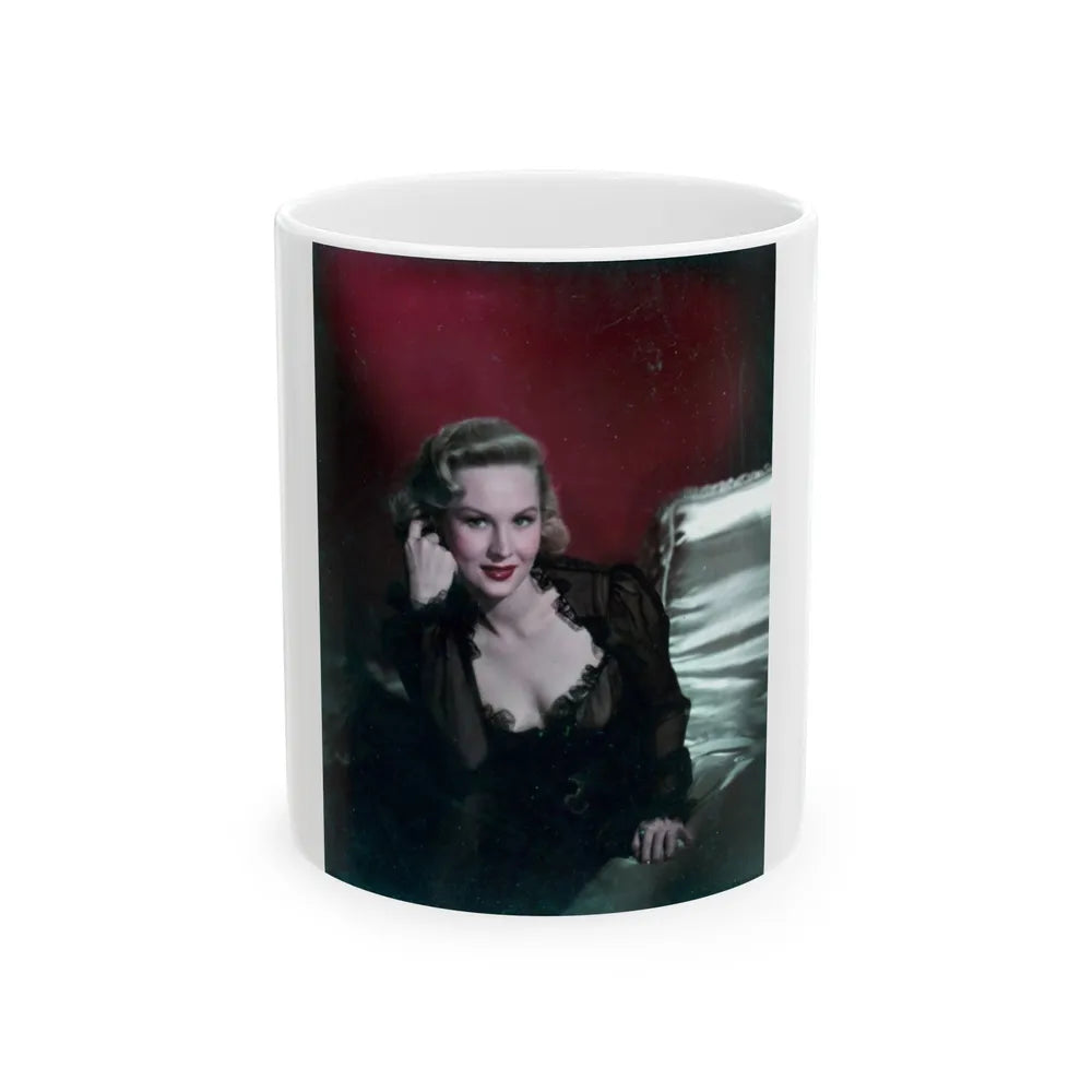 Virginia Mayo #245 (Vintage Female Icon) White Coffee Mug-11oz-Go Mug Yourself