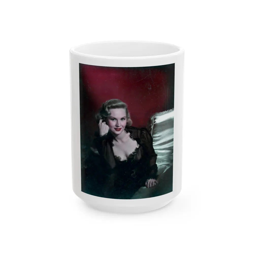 Virginia Mayo #245 (Vintage Female Icon) White Coffee Mug-15oz-Go Mug Yourself