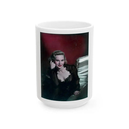 Virginia Mayo #245 (Vintage Female Icon) White Coffee Mug 15oz - Go Mug Yourself