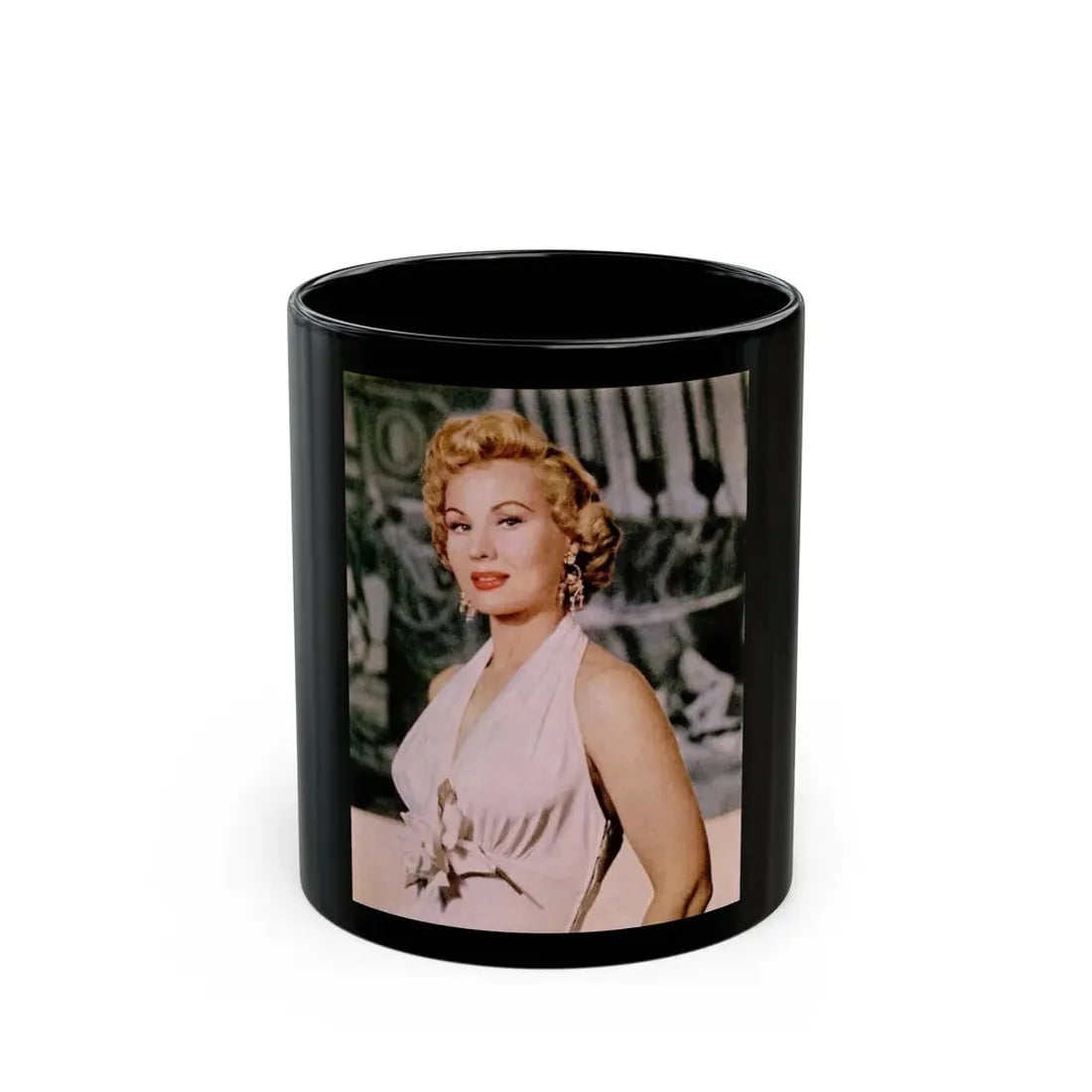 Virginia Mayo #246 (Vintage Female Icon) Black Coffee Mug 11oz - Go Mug Yourself