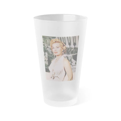 Virginia Mayo #246 (Vintage Female Icon) Frosted Pint Glass 16oz-16oz-Frosted-Go Mug Yourself