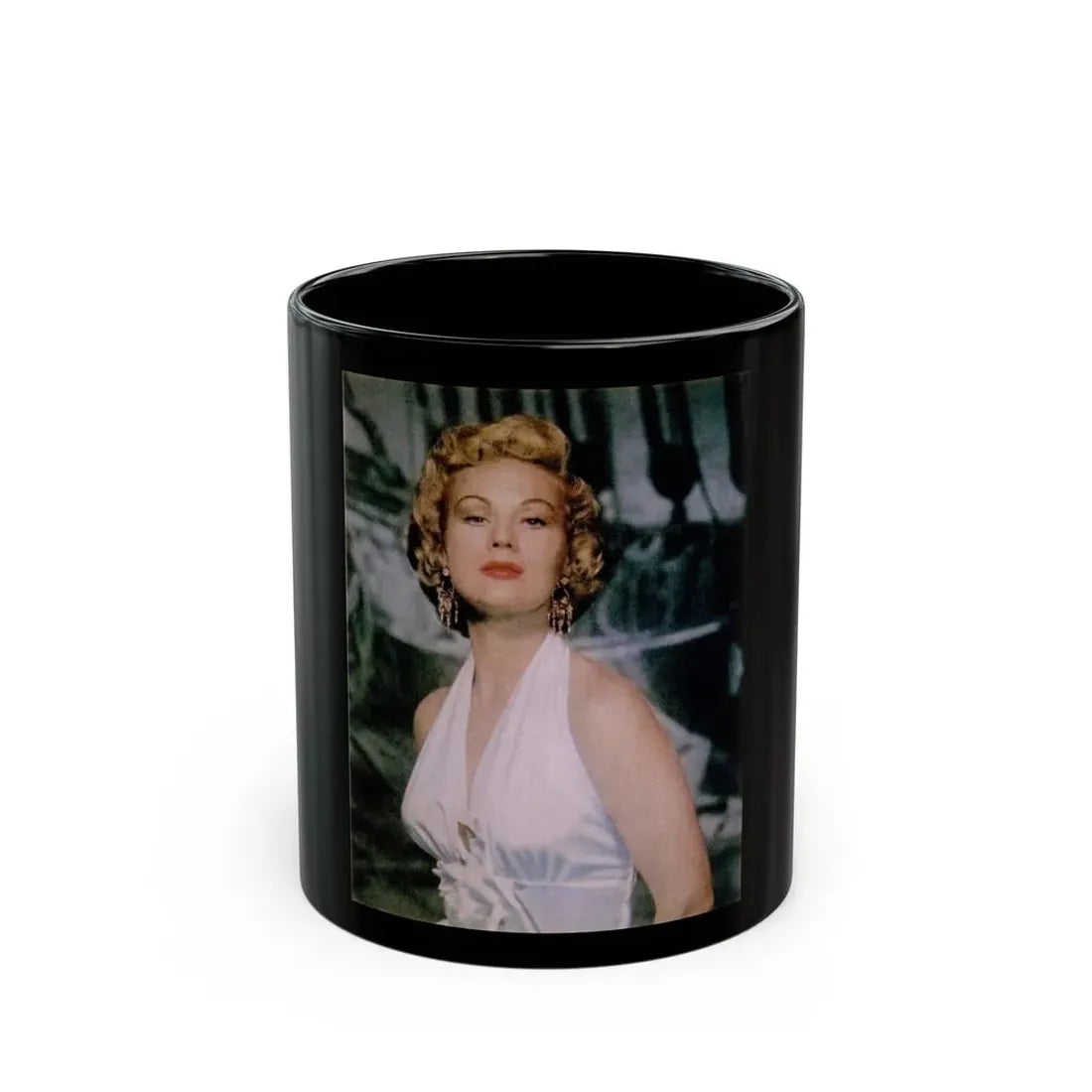 Virginia Mayo #247 (Vintage Female Icon) Black Coffee Mug 11oz - Go Mug Yourself