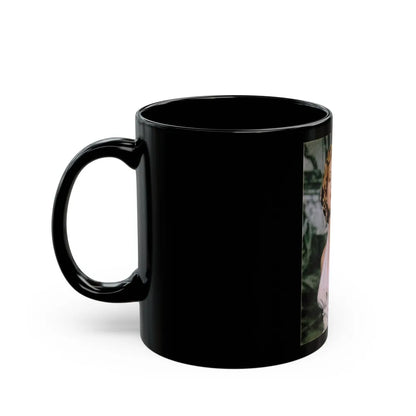 Virginia Mayo #247 (Vintage Female Icon) Black Coffee Mug-Go Mug Yourself