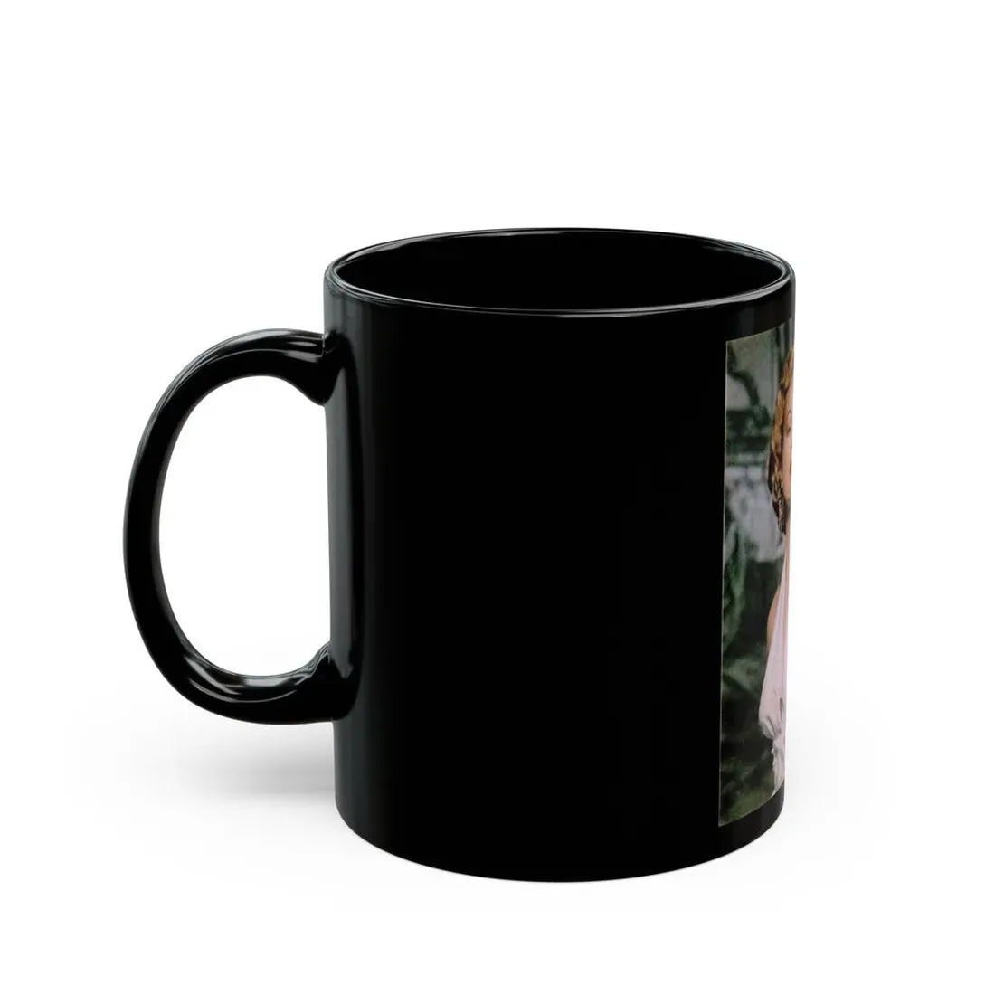 Virginia Mayo #247 (Vintage Female Icon) Black Coffee Mug - Go Mug Yourself
