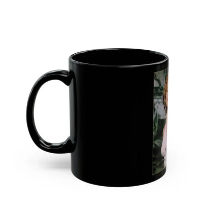 Virginia Mayo #247 (Vintage Female Icon) Black Coffee Mug - Go Mug Yourself