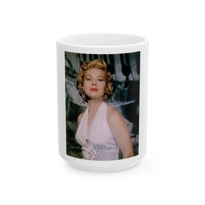 Virginia Mayo #247 (Vintage Female Icon) White Coffee Mug 15oz - Go Mug Yourself
