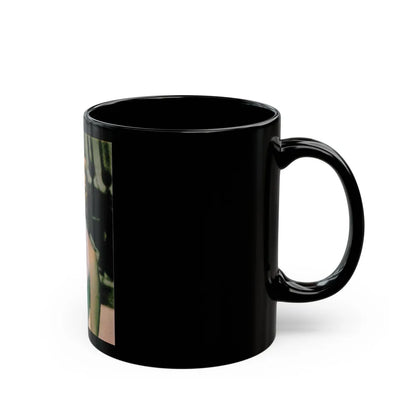 Virginia Mayo #248 (Vintage Female Icon) Black Coffee Mug-Go Mug Yourself