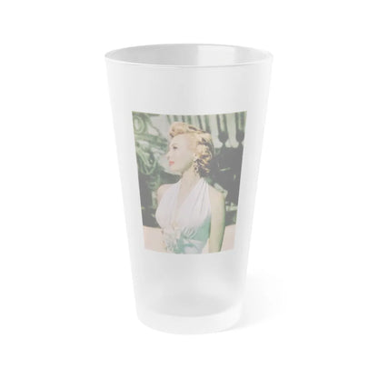 Virginia Mayo #248 (Vintage Female Icon) Frosted Pint Glass 16oz-16oz-Frosted-Go Mug Yourself