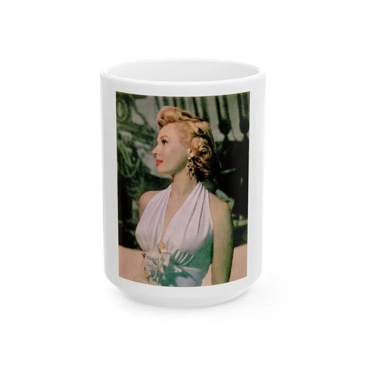 Virginia Mayo #248 (Vintage Female Icon) White Coffee Mug 15oz - Go Mug Yourself