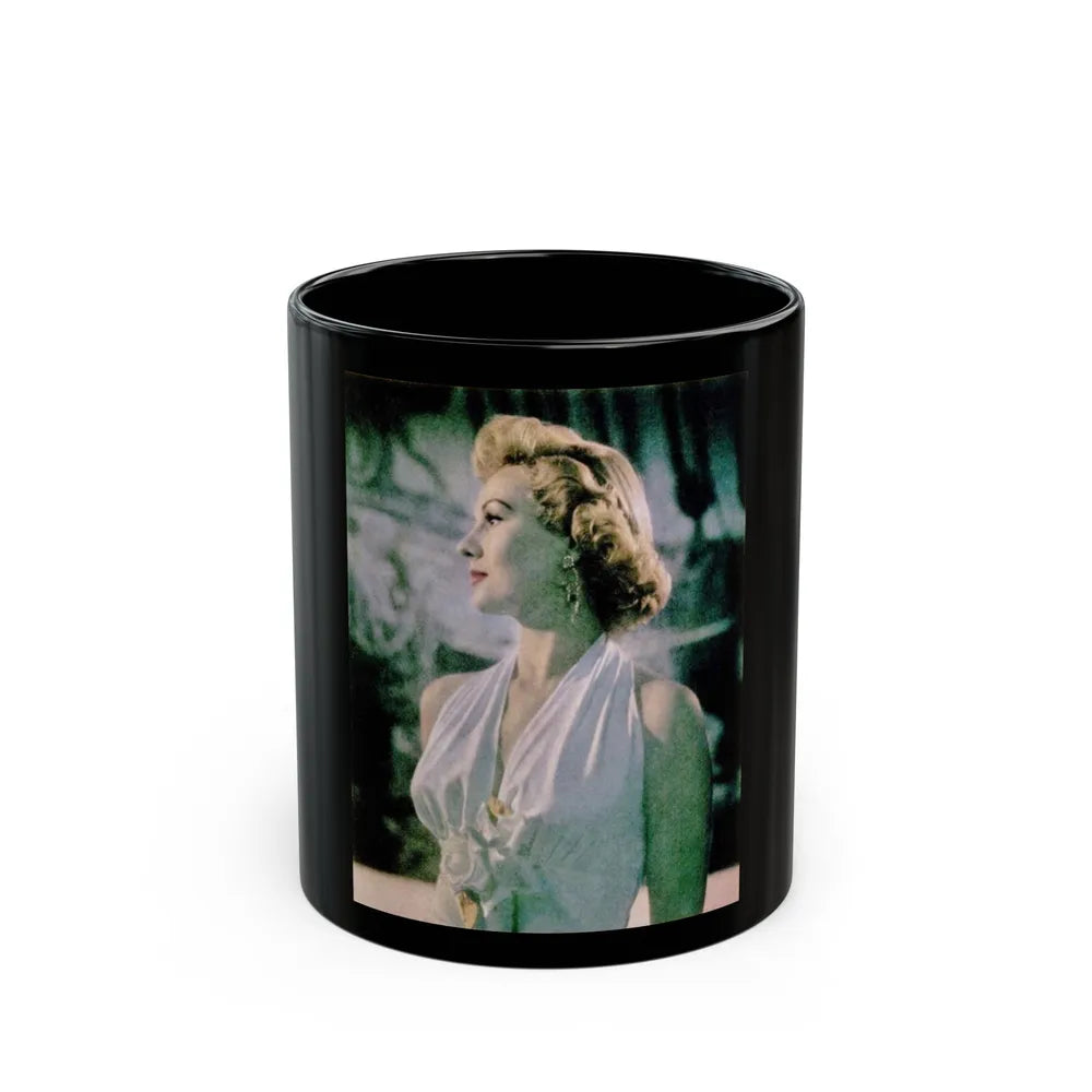 Virginia Mayo #249 (Vintage Female Icon) Black Coffee Mug-11oz-Go Mug Yourself