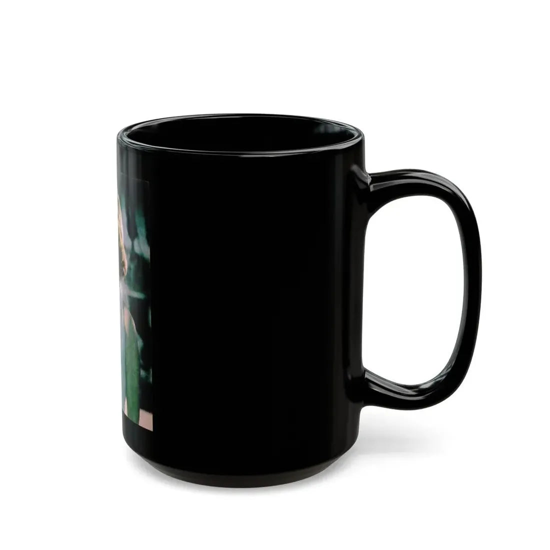 Virginia Mayo #249 (Vintage Female Icon) Black Coffee Mug - Go Mug Yourself